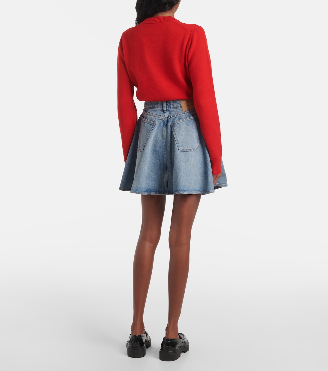 Mini-jupe en jean | Ami Paris