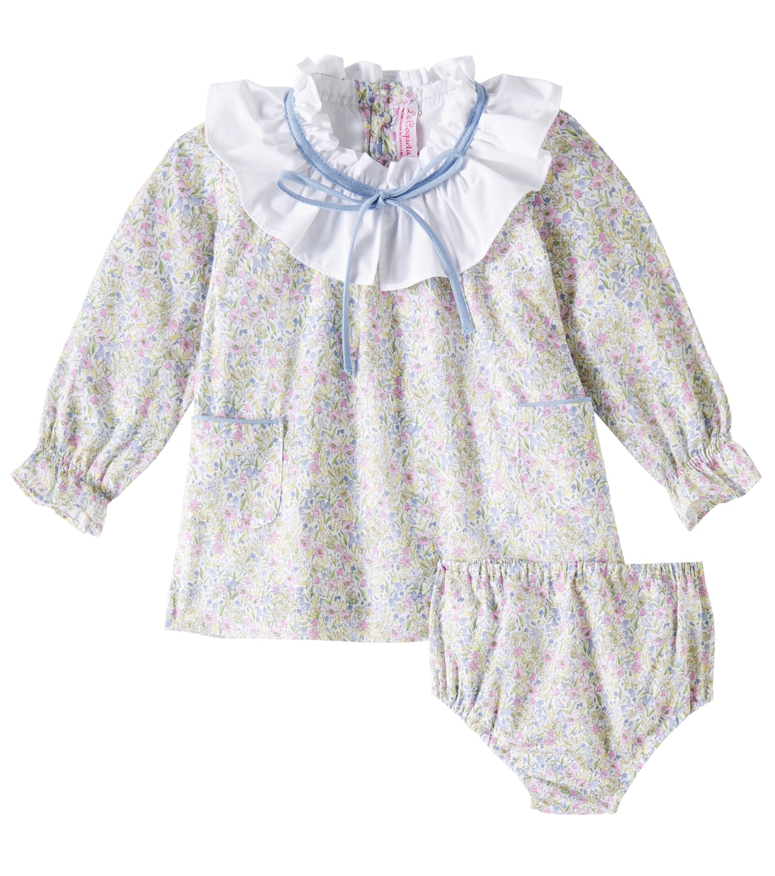 Baby - Abito e culottes Odisea in cotone | La Coqueta