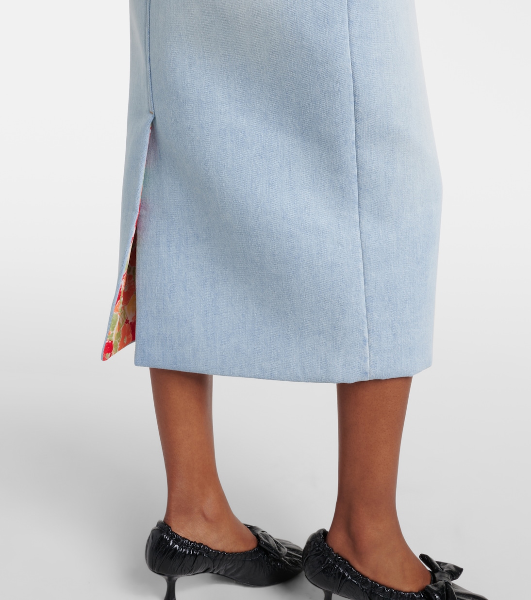 Falda midi en denim | Acne Studios