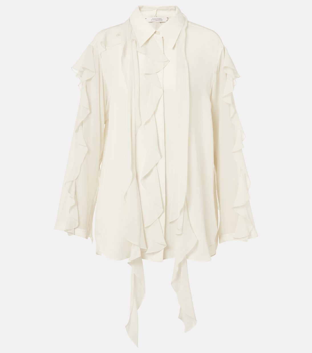 Camicia in seta con volant | Dorothee Schumacher