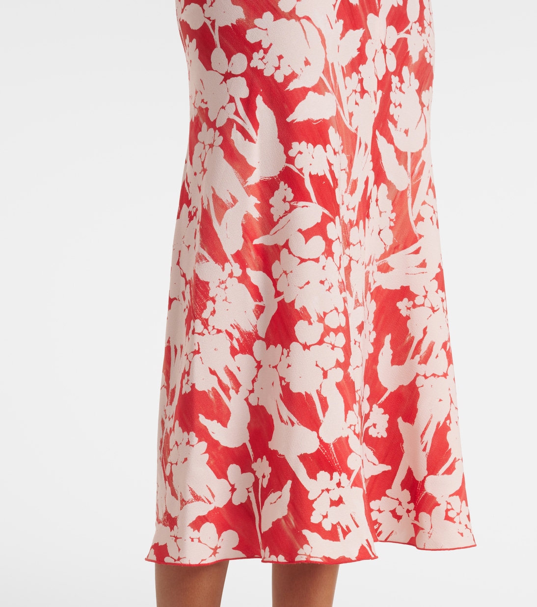 Abito midi con stampa floreale | Victoria Beckham