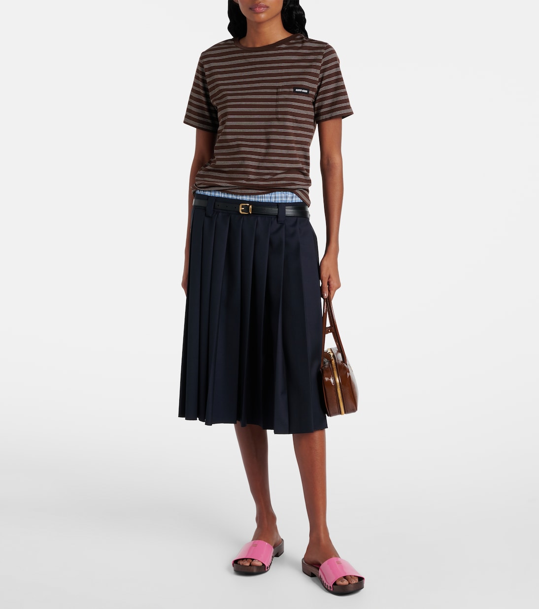 Patent leather clogs | Miu Miu