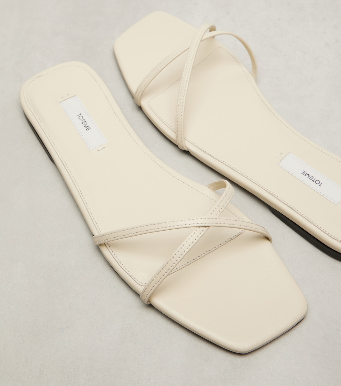 Leather slides | Toteme