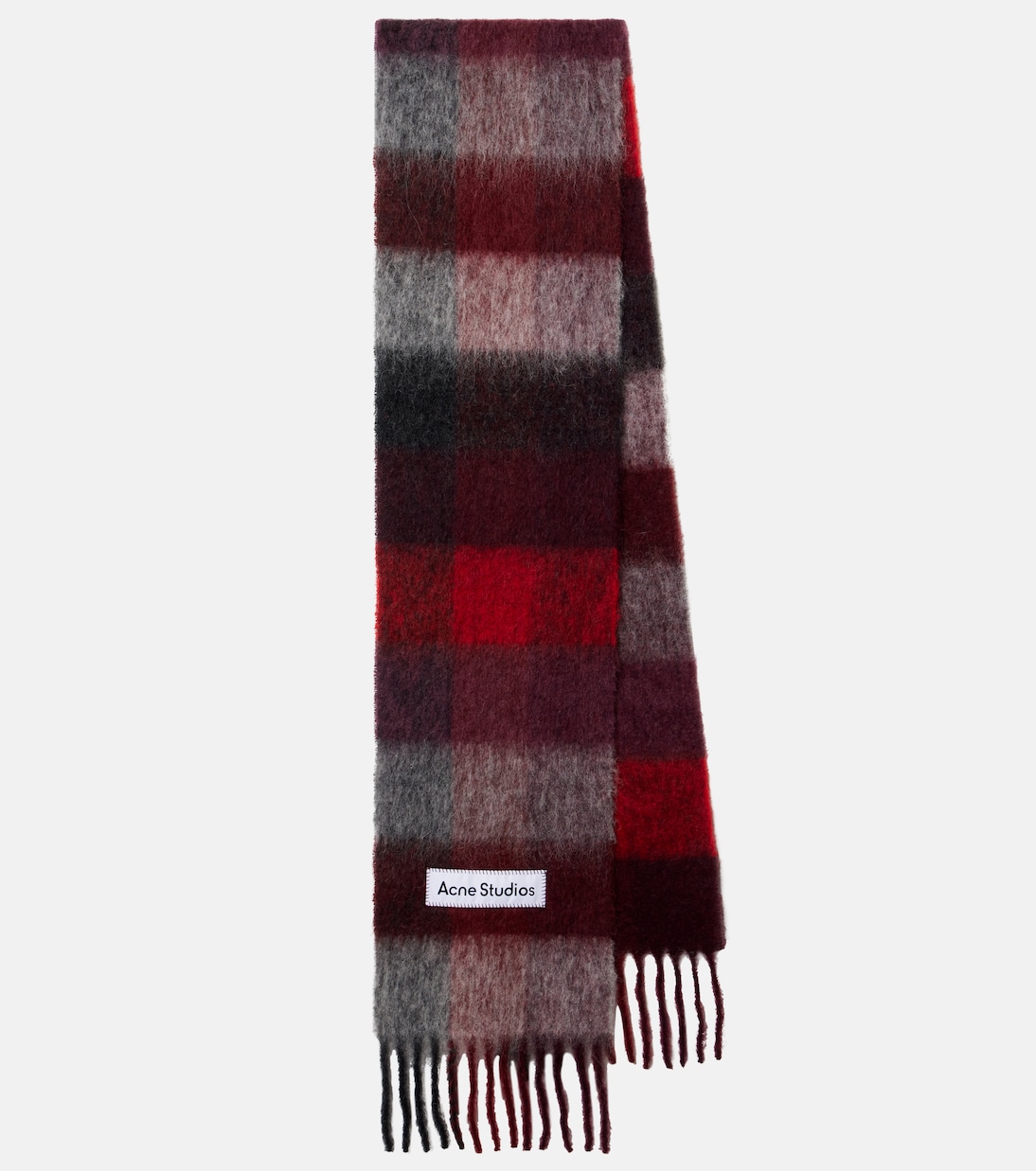 Bufanda de mezcla de lana con flecos | Acne Studios