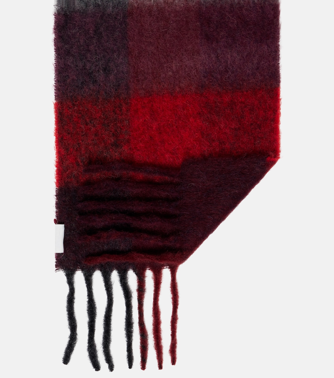 Bufanda de mezcla de lana con flecos | Acne Studios