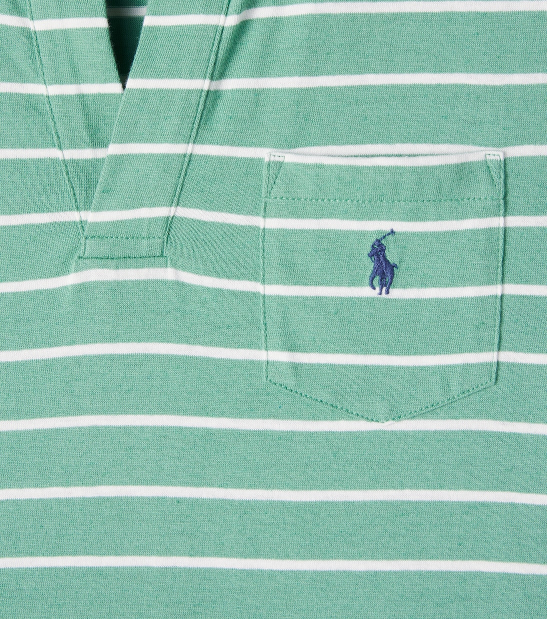 Striped cotton and linen polo shirt  | Polo Ralph Lauren Kids