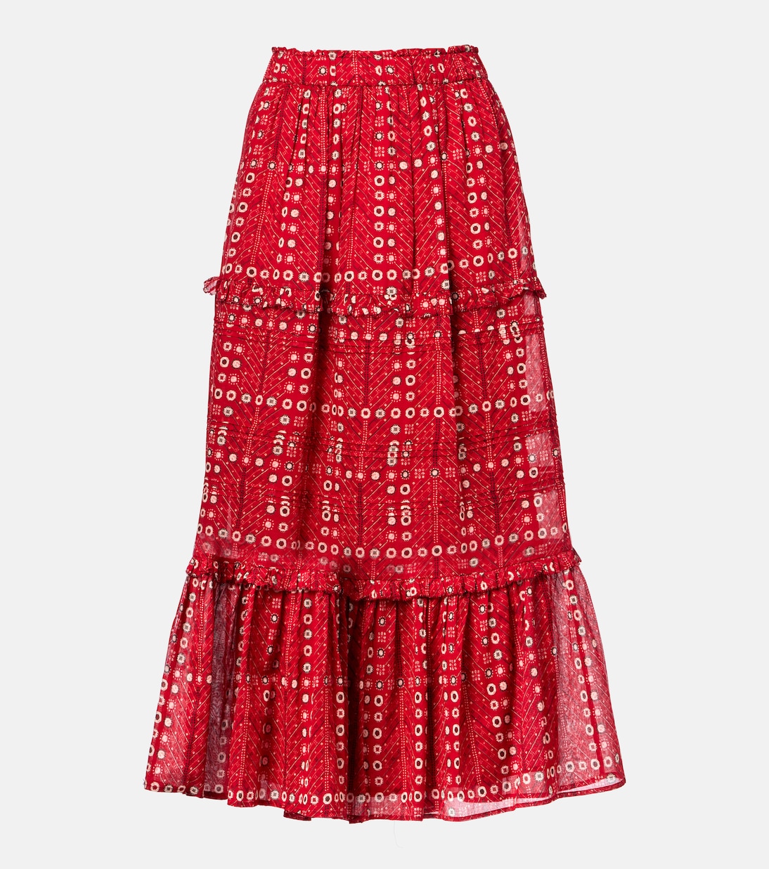 Gonna lunga Diya in cotone con stampa | Marant Etoile