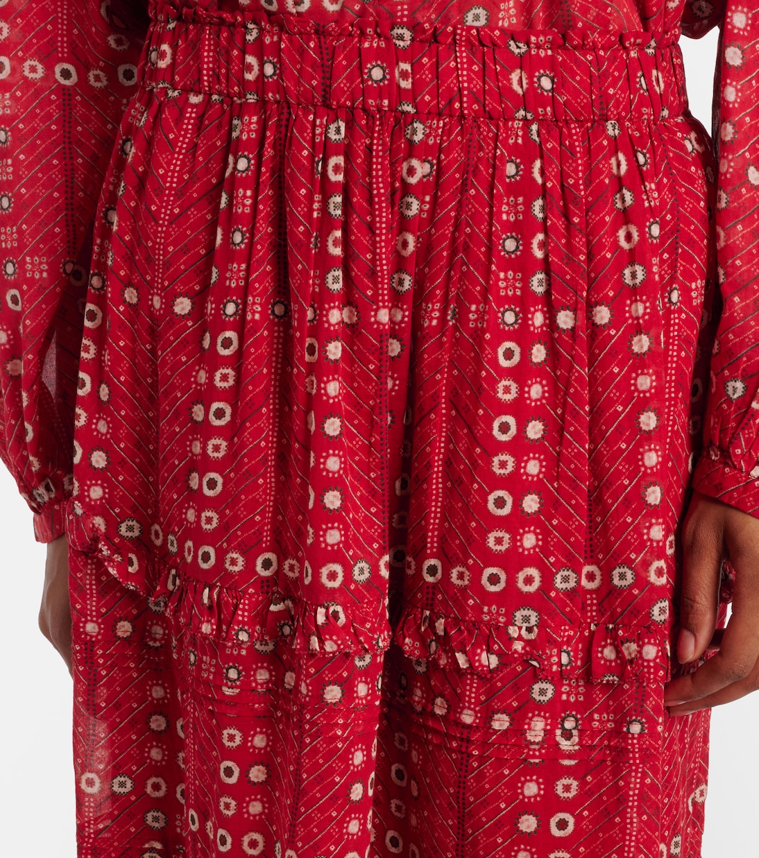 Gonna lunga Diya in cotone con stampa | Marant Etoile