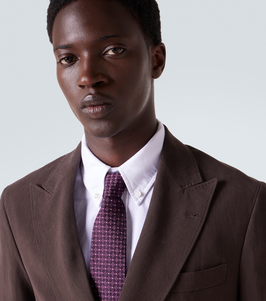 Cravatta in jacquard di seta | Brunello Cucinelli