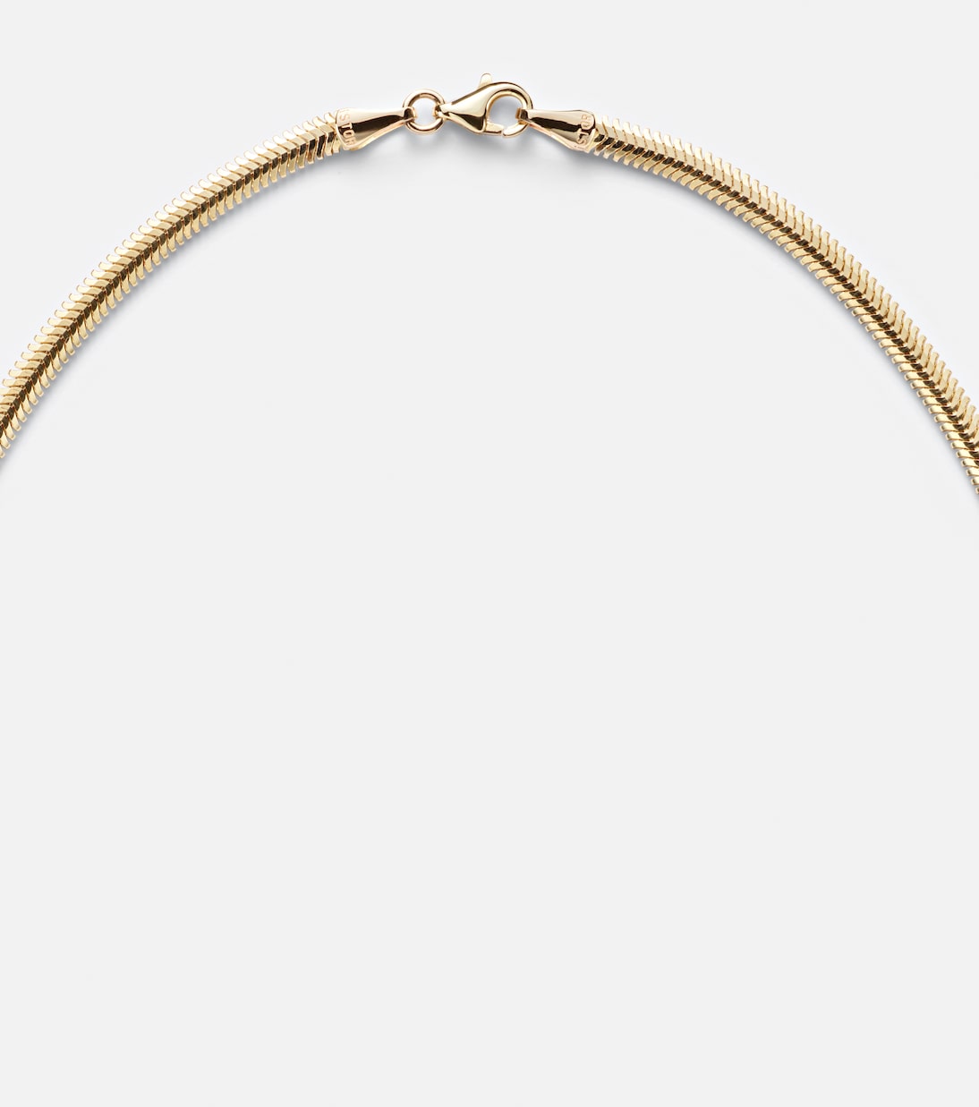 Serpentine 14kt gold necklace with diamond | Stone and Strand