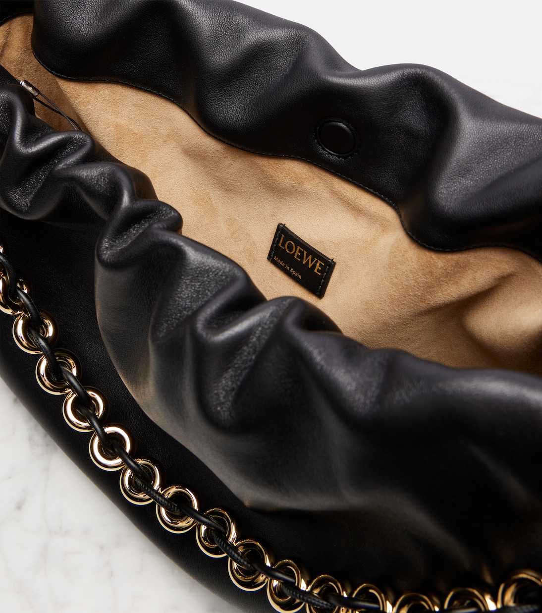Schultertasche Flamenco Large aus Leder | Loewe