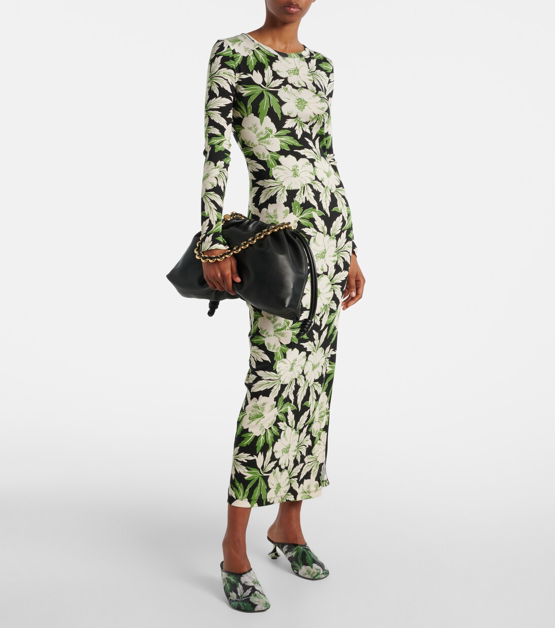 Schultertasche Flamenco Large aus Leder | Loewe
