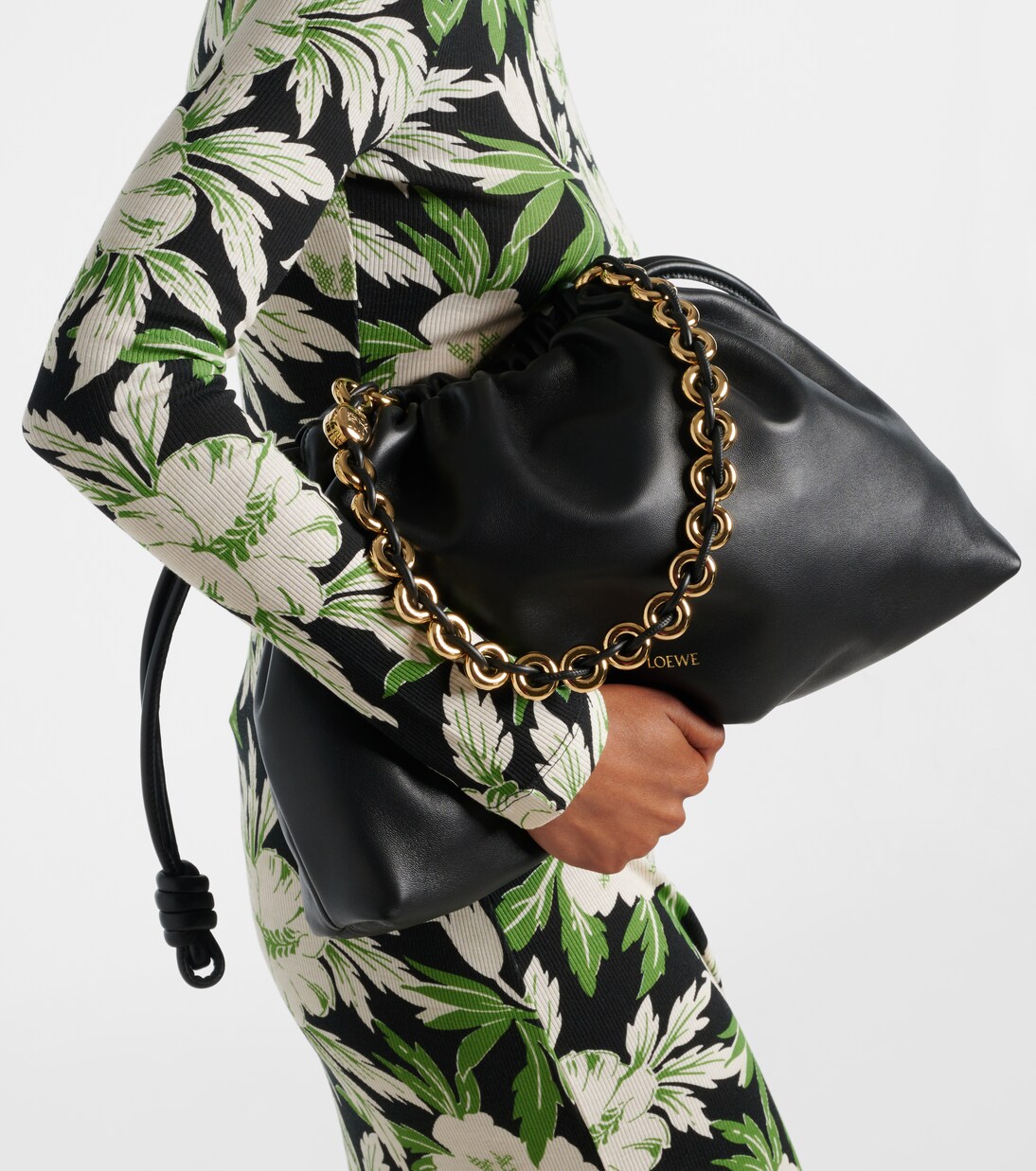 Schultertasche Flamenco Large aus Leder | Loewe