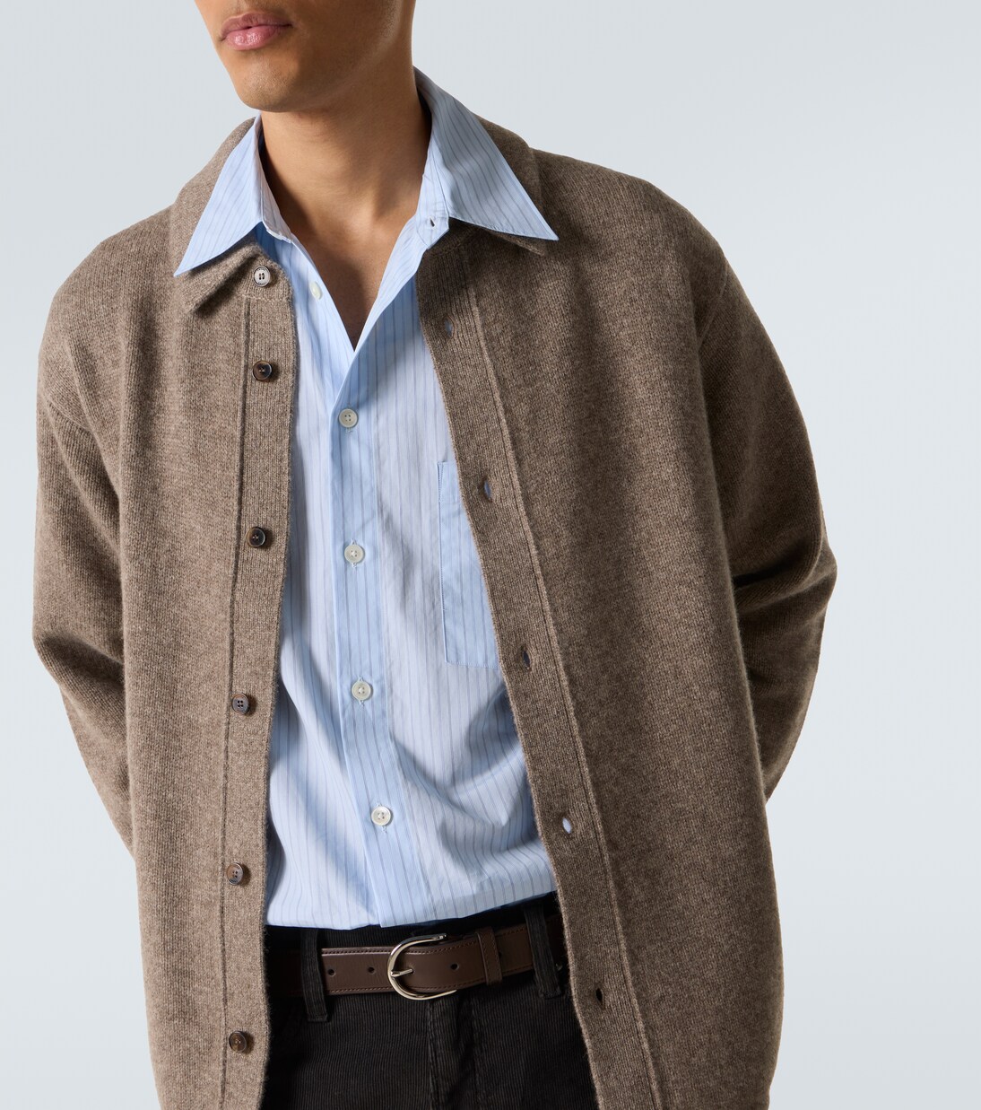 Yak and wool cardigan | Frame