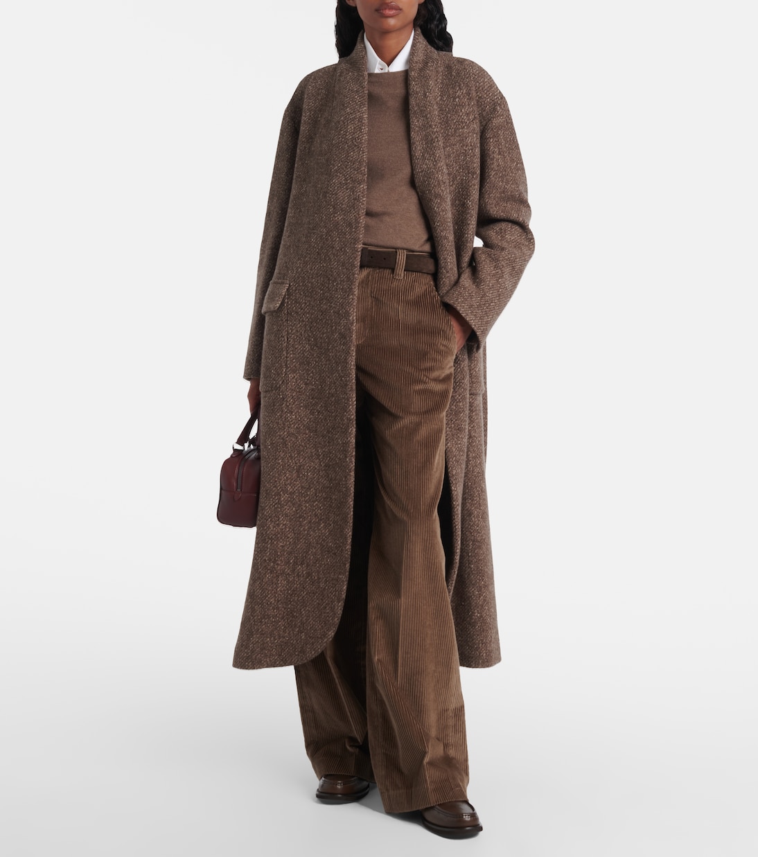 Pantalones anchos Monili de pana | Brunello Cucinelli