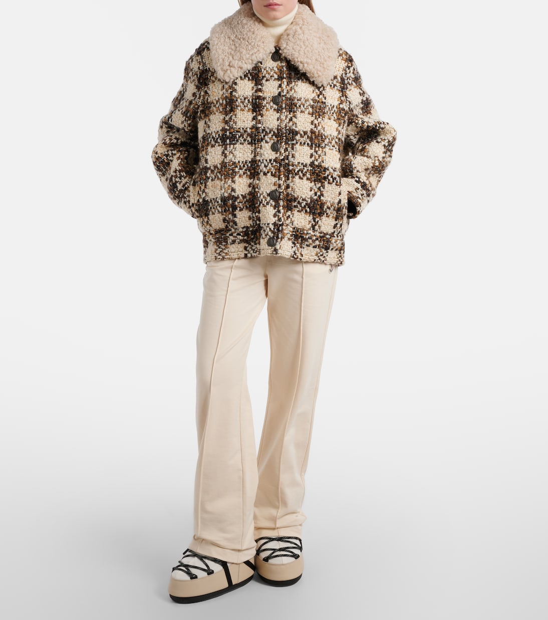 Daunenjacke Camlez aus Wolle mit Shearling | Moncler Grenoble