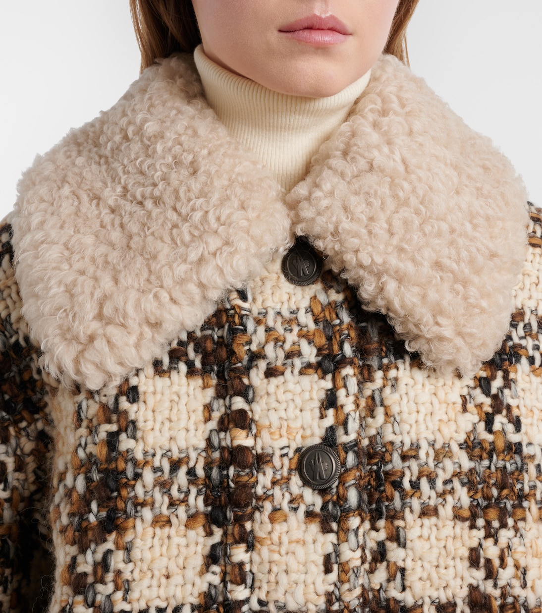 Daunenjacke Camlez aus Wolle mit Shearling | Moncler Grenoble