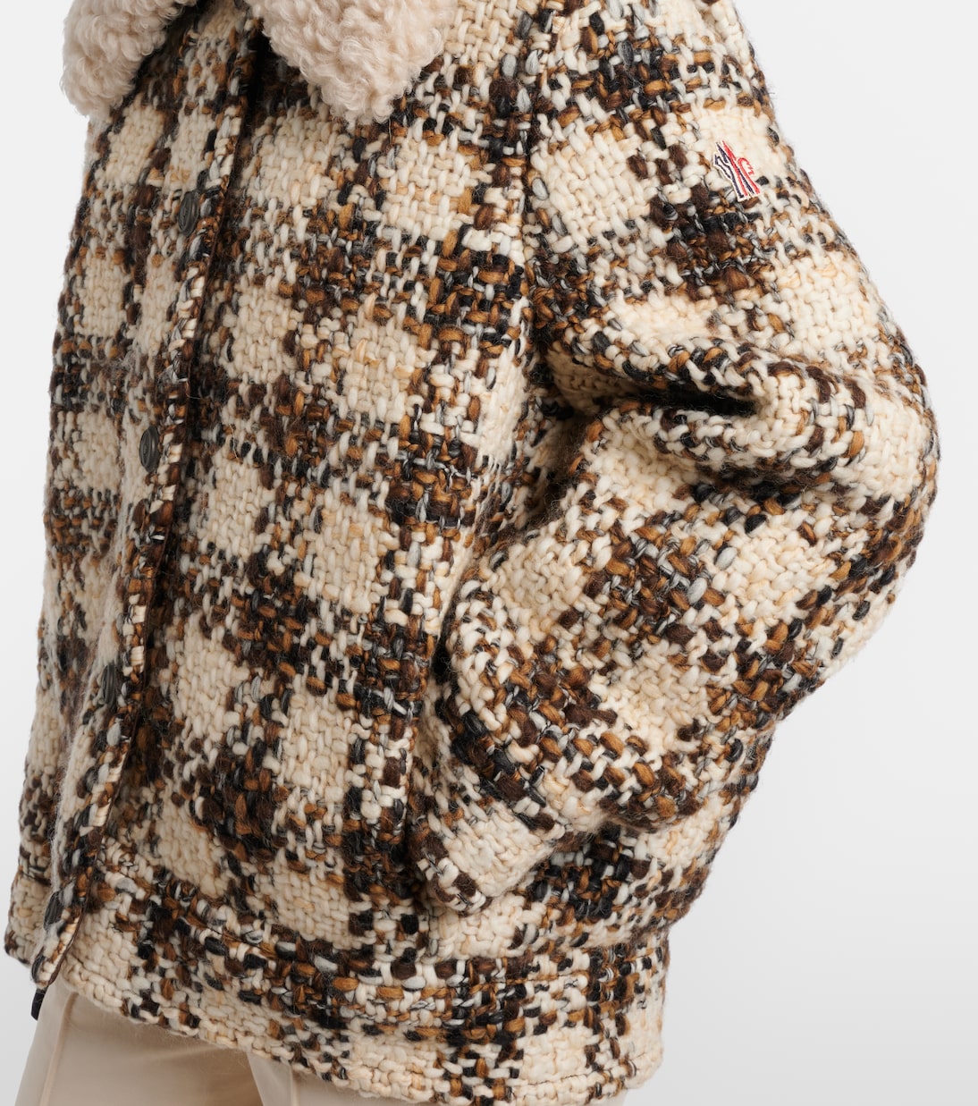 Daunenjacke Camlez aus Wolle mit Shearling | Moncler Grenoble