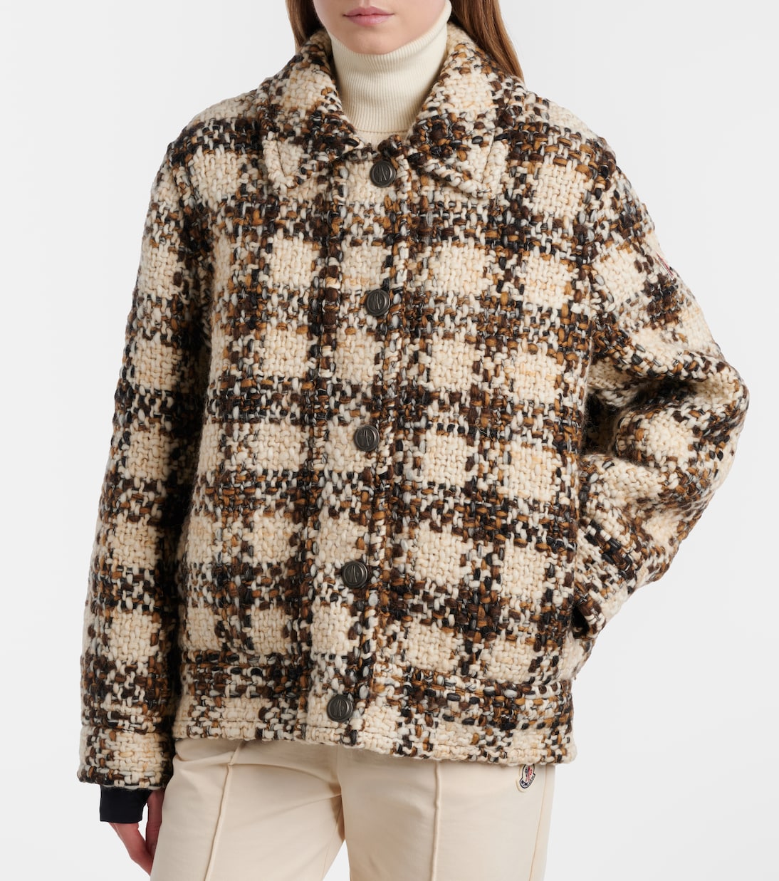 Daunenjacke Camlez aus Wolle mit Shearling | Moncler Grenoble
