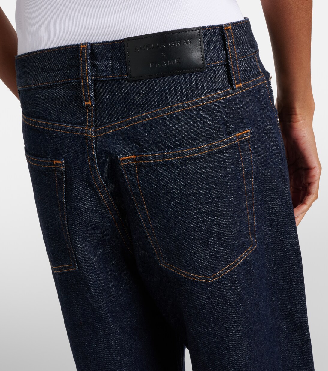 x Amelia Gray Detour barrel-leg jeans | Frame