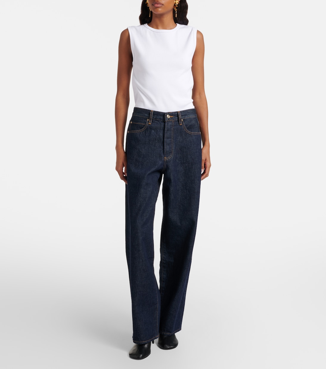 x Amelia Gray Detour barrel-leg jeans | Frame