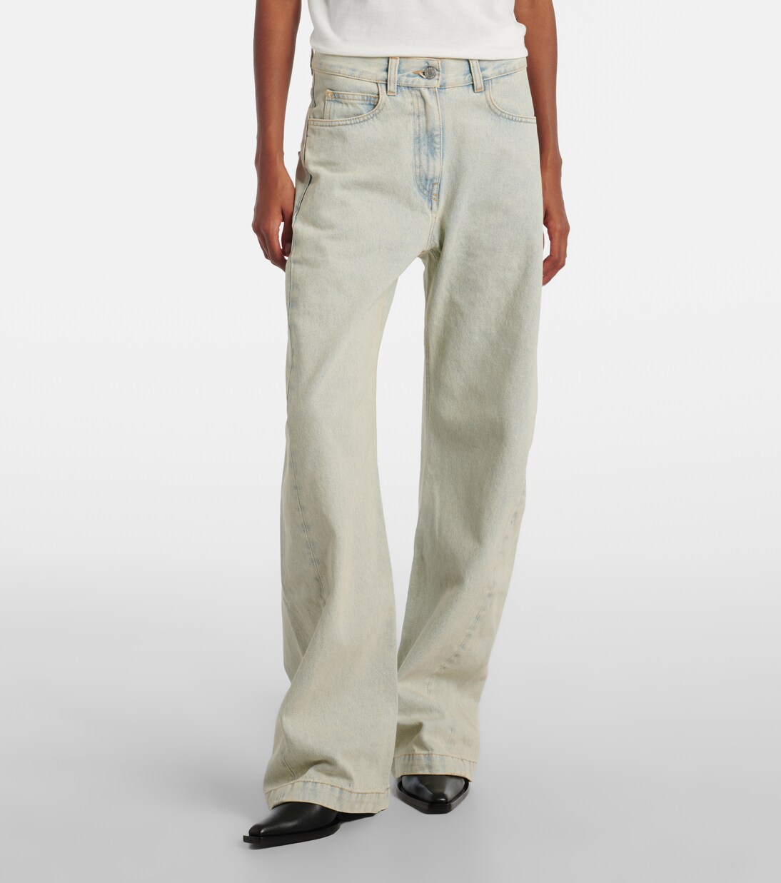 Jeans anchos de tiro medio | Calvin Klein