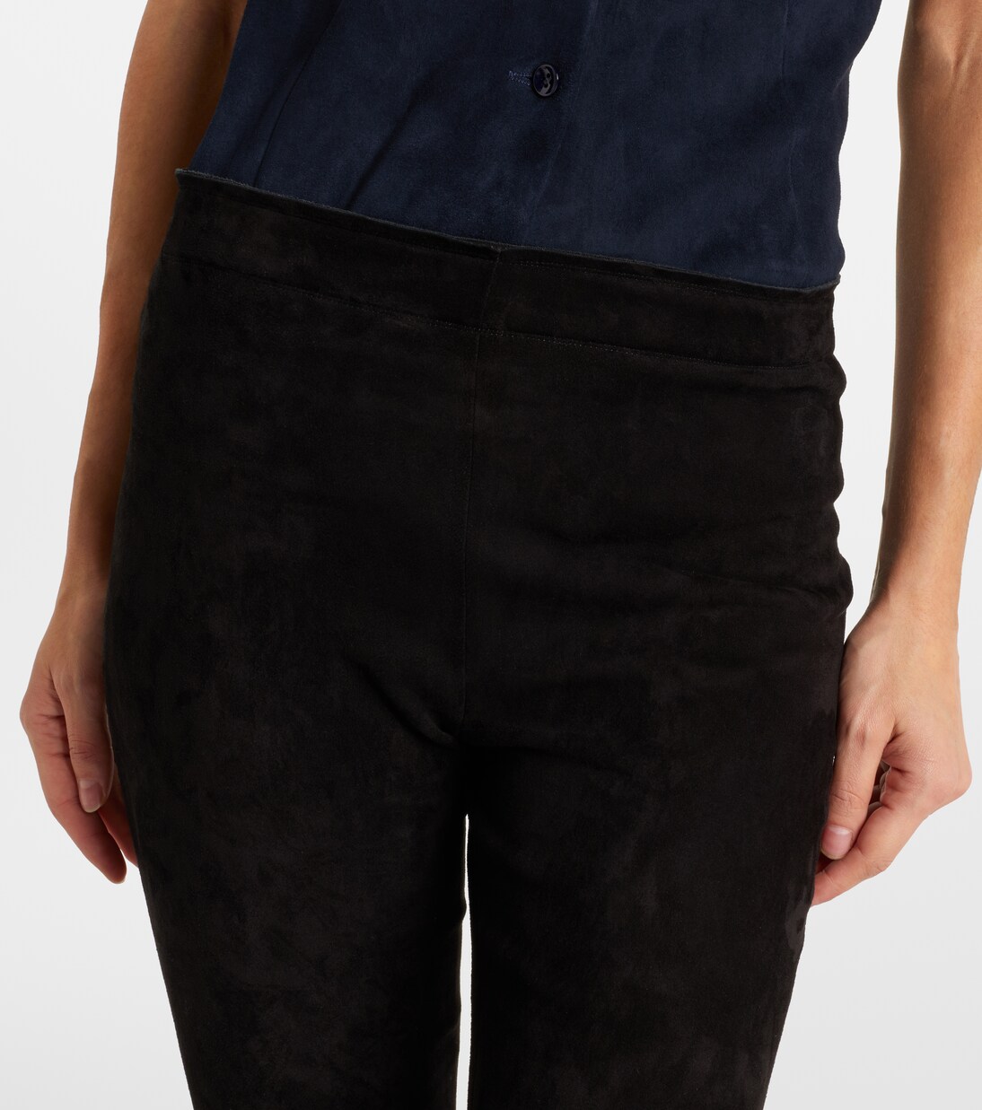 JP Long suede flared pants | Stouls