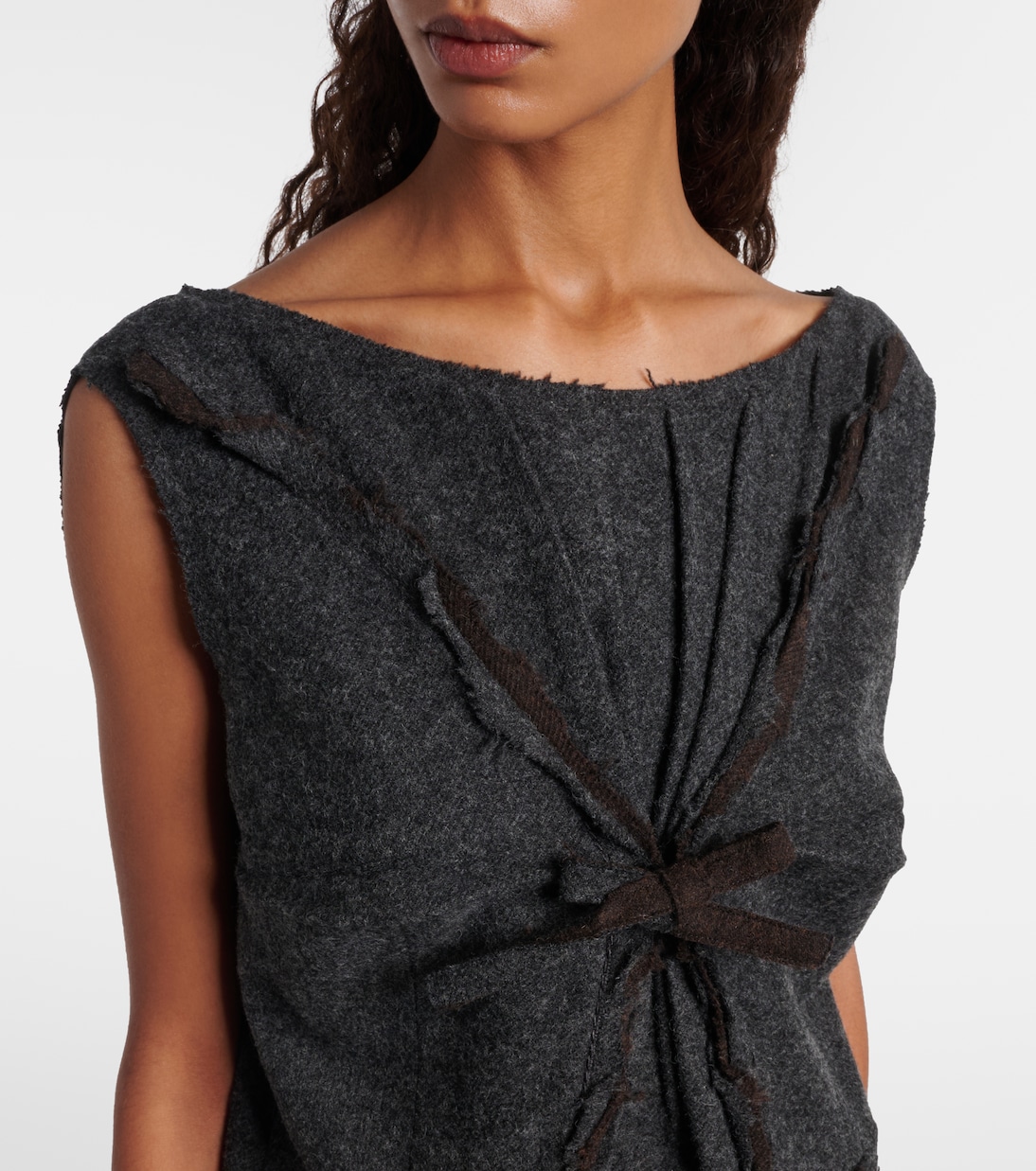 Minikleid aus Schurwolle | Prada