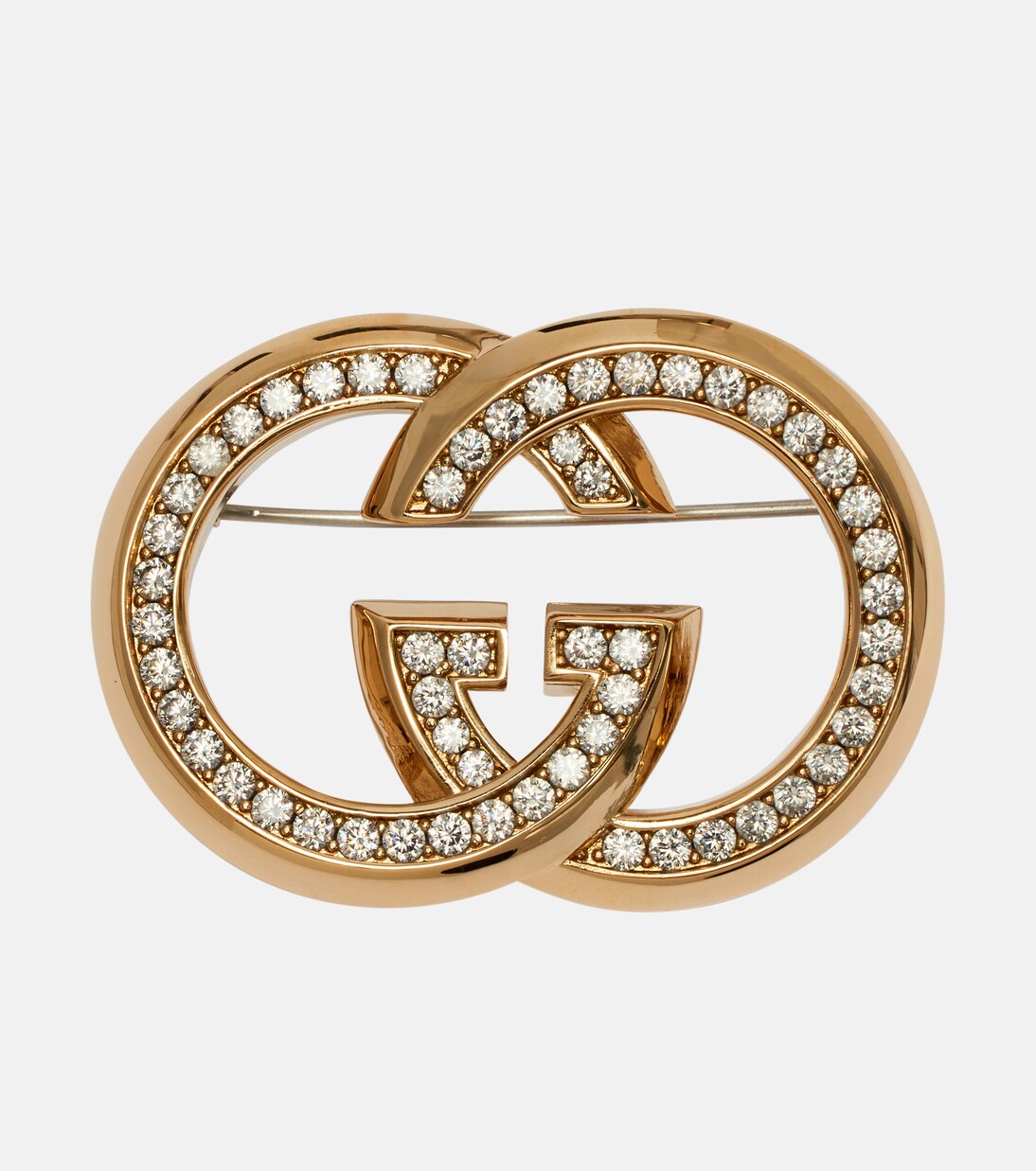 Interlocking G embellished brooch | Gucci