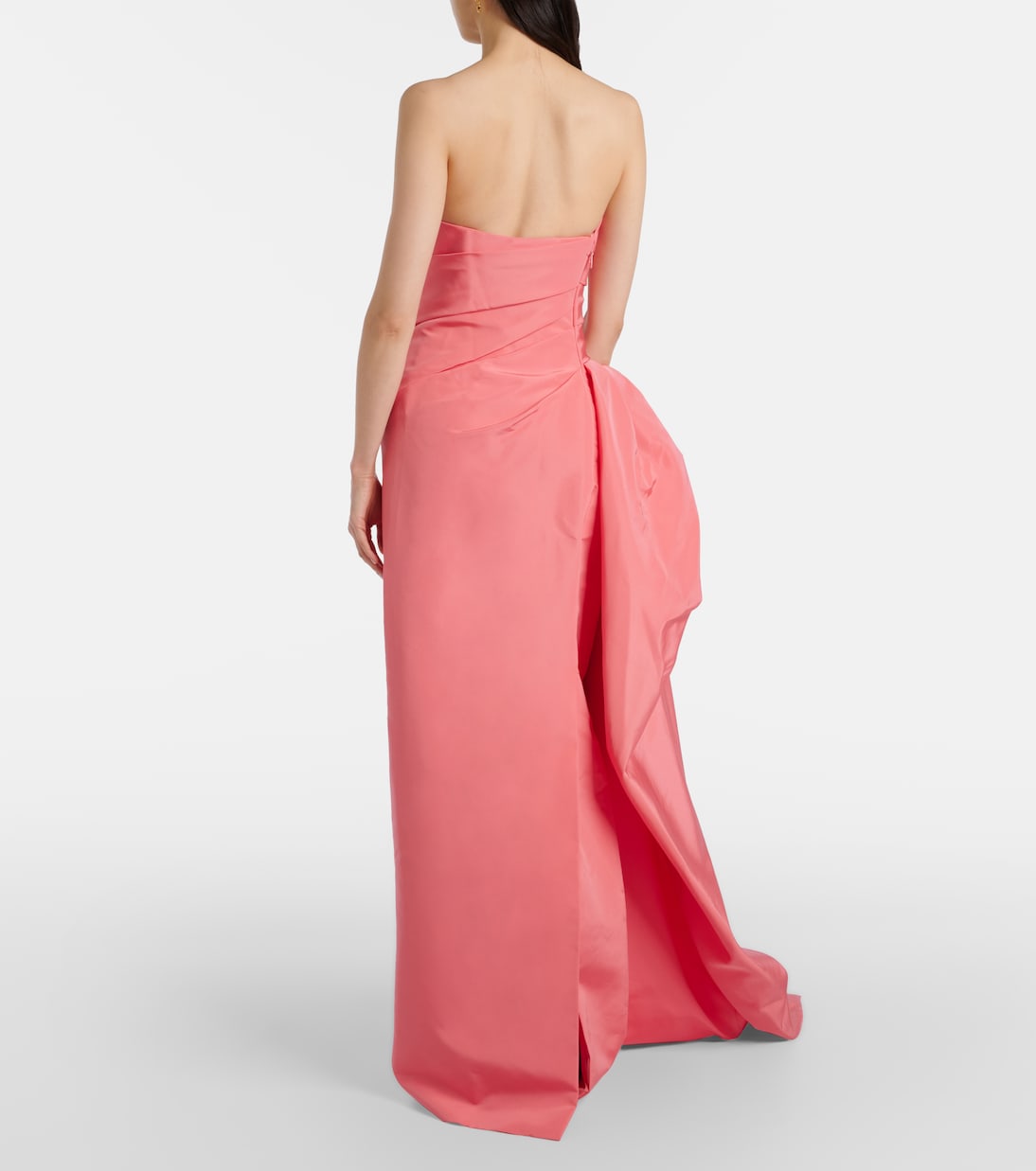 Bustier-Robe aus Seide | Monique Lhuillier