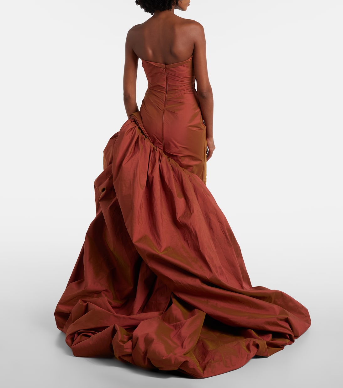 Gathered corset gown | Marmar Halim