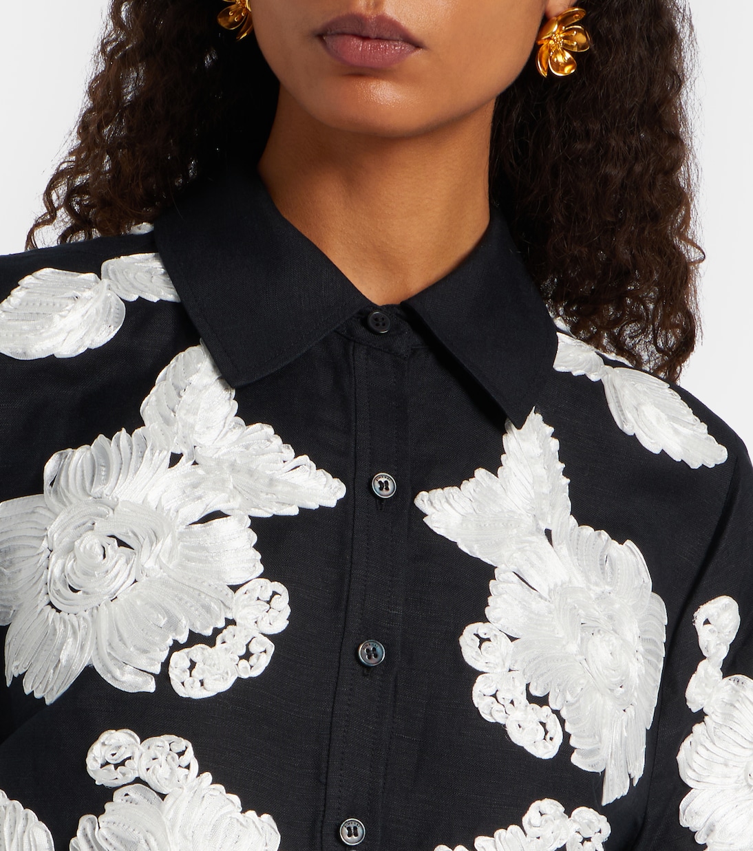 Chemise Callie en lin mélangé | Simkhai