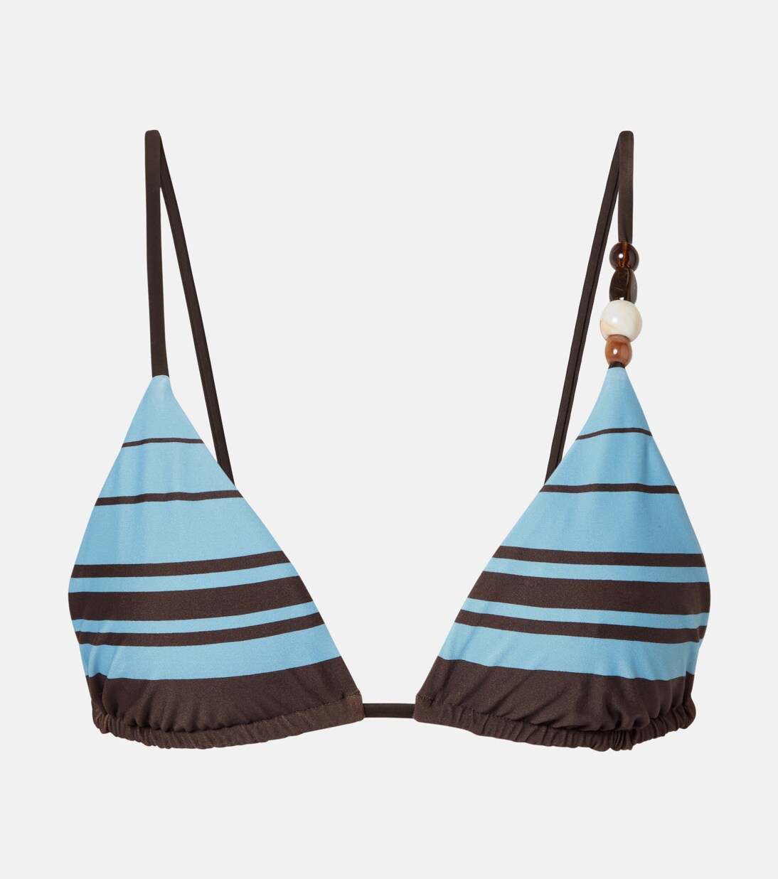 Rioja beaded striped bikini top | SIR