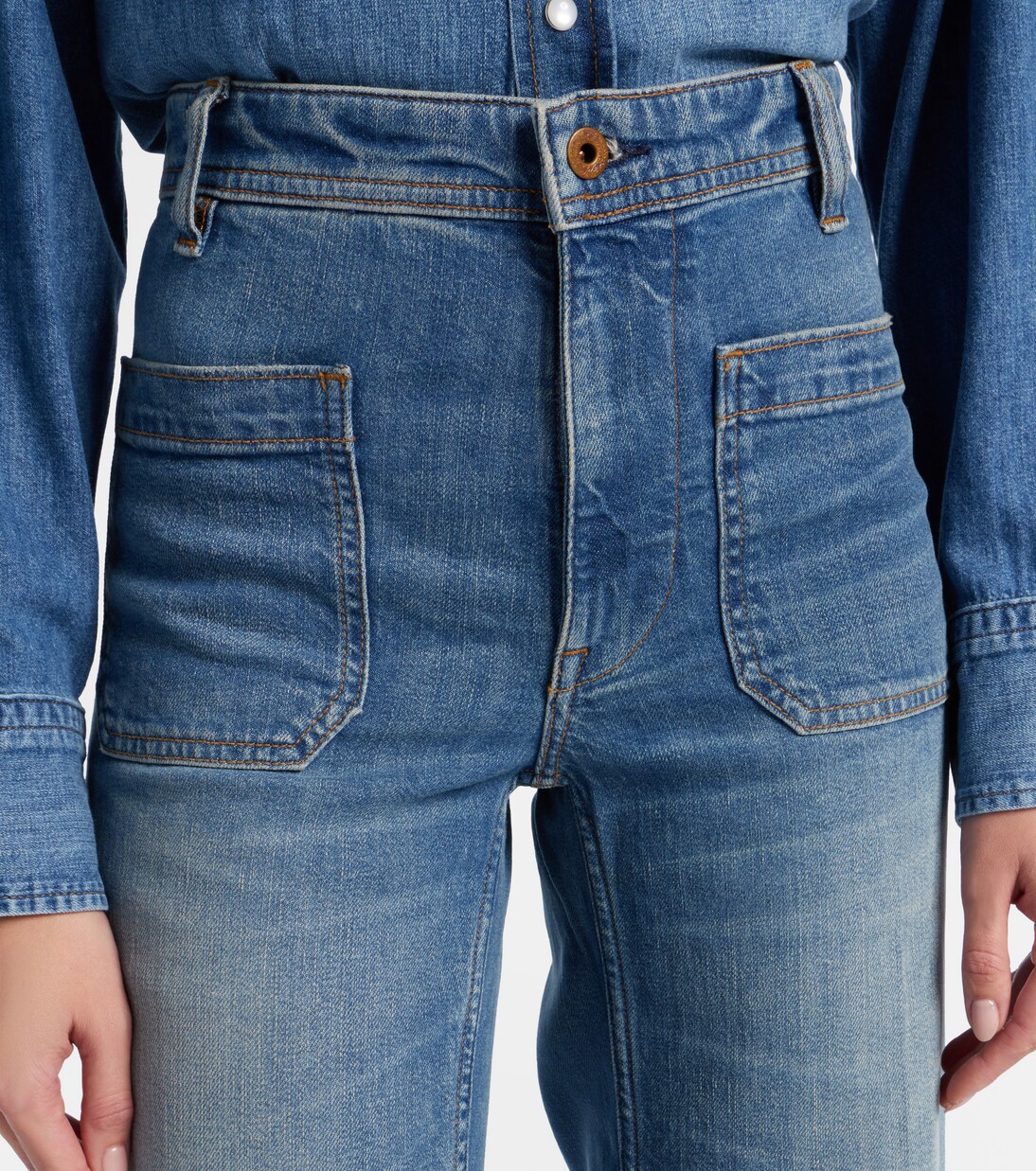 High-rise straight jeans | Polo Ralph Lauren