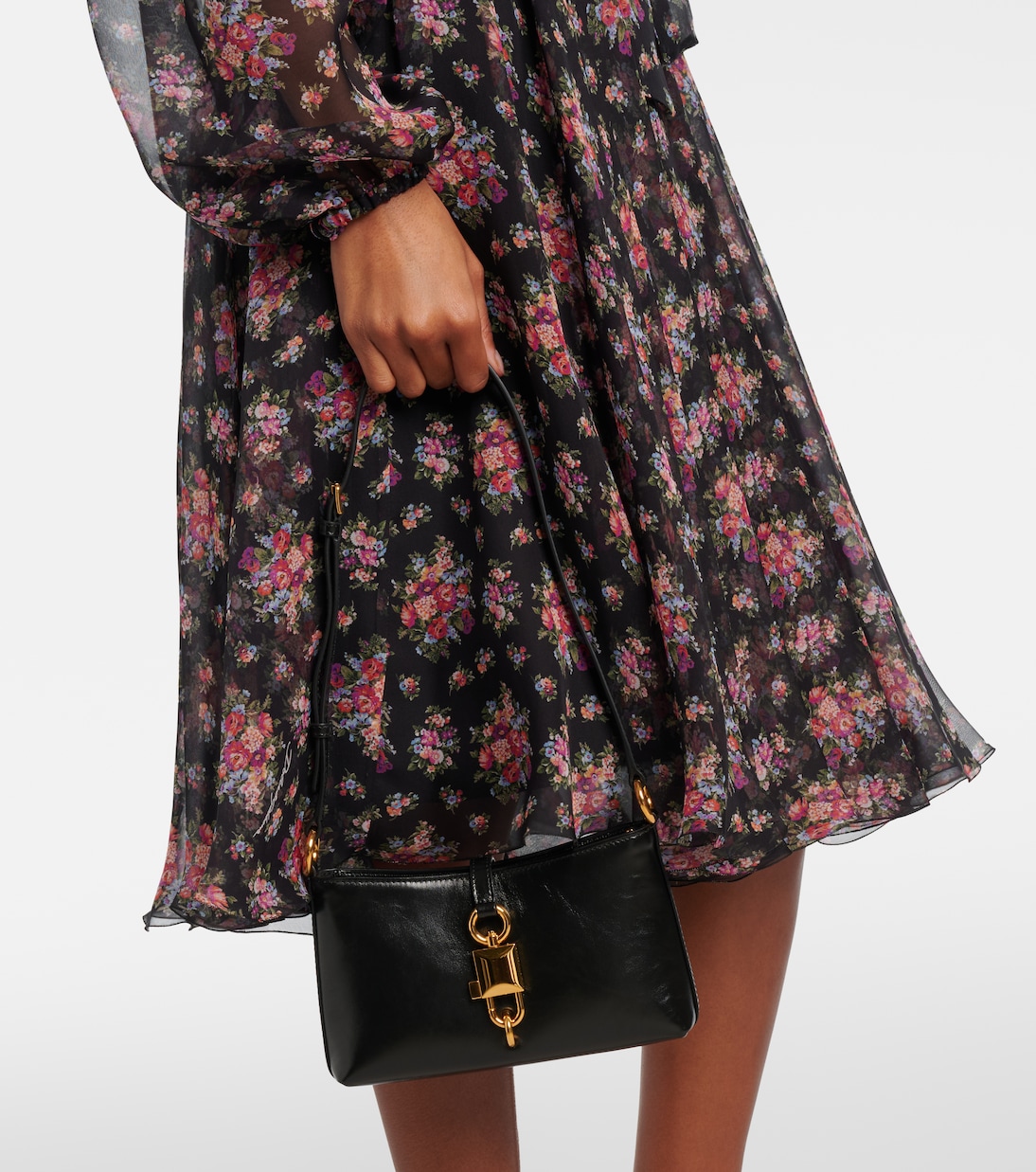 Lock leather shoulder bag | Dolce&Gabbana