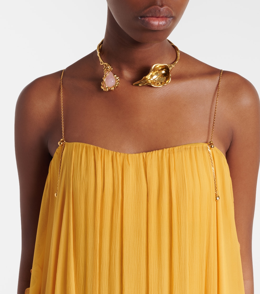 Robe aus Seidenmusselin | Chloé