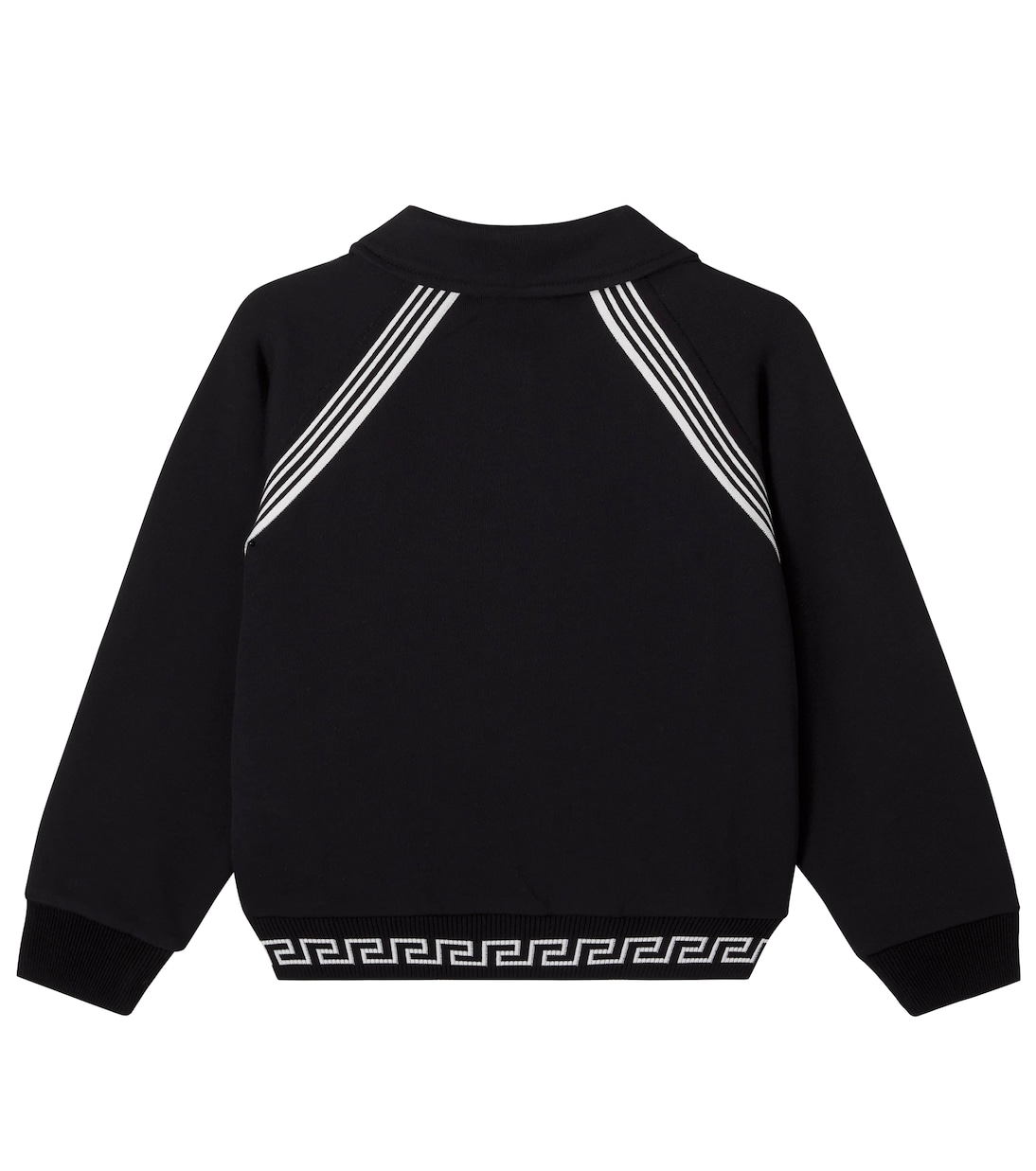 Cotton jersey zip-up sweatshirt | Versace Kids