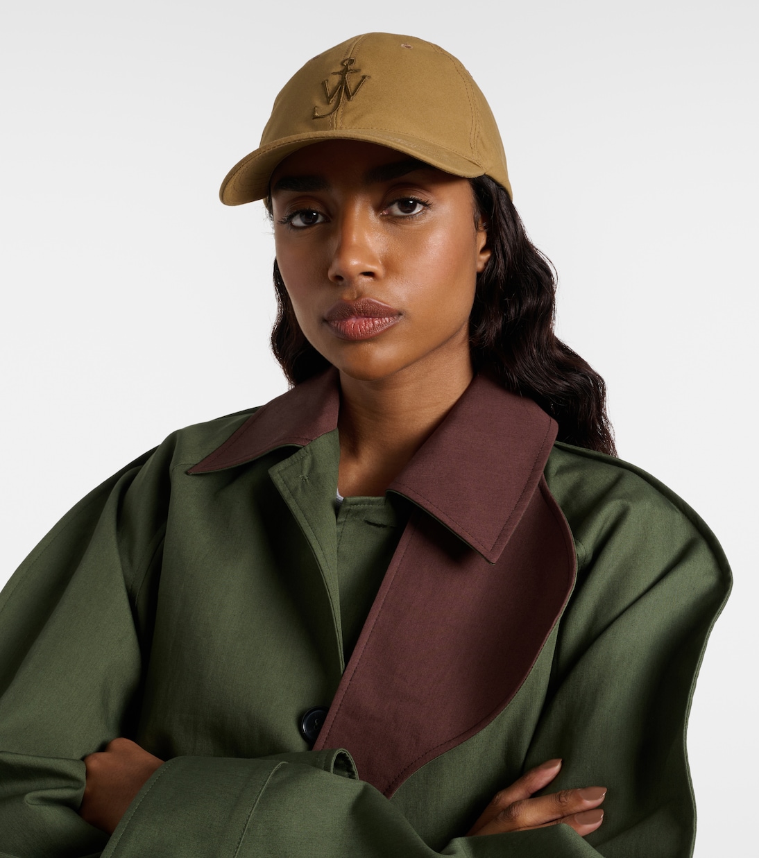 Bestickte Baseballcap aus Baumwolle | JW Anderson