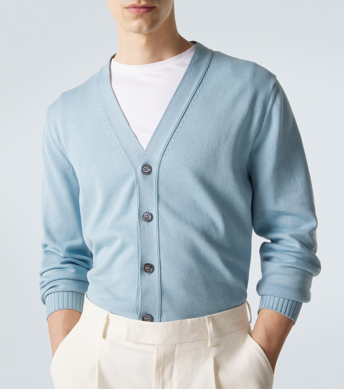 Cotton cardigan | Kiton