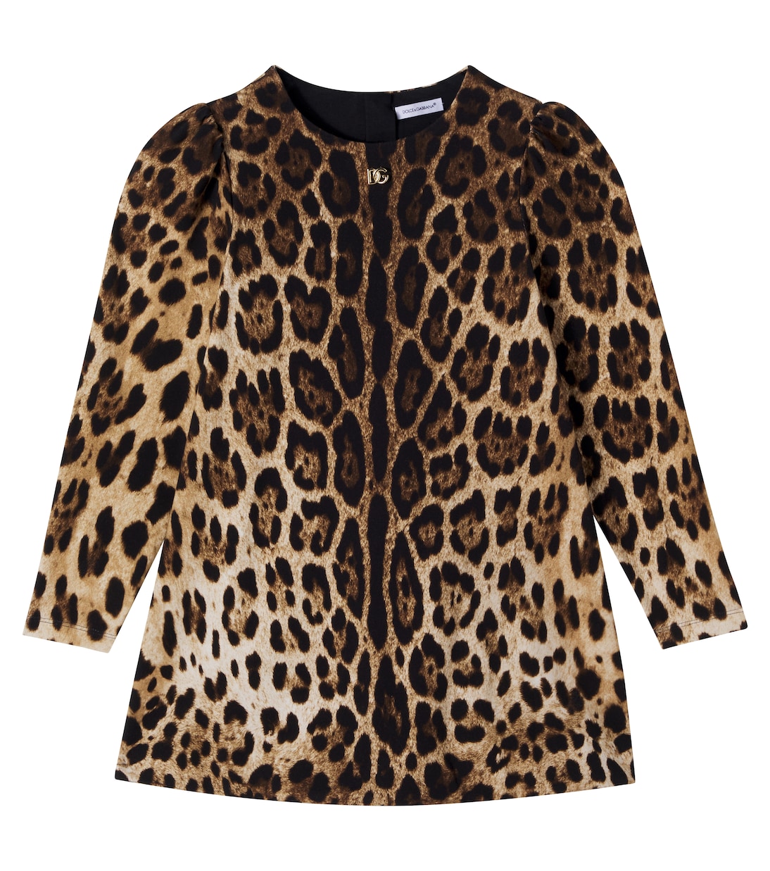 Kleid DG aus einem Baumwollgemisch | Dolce&Gabbana Kids