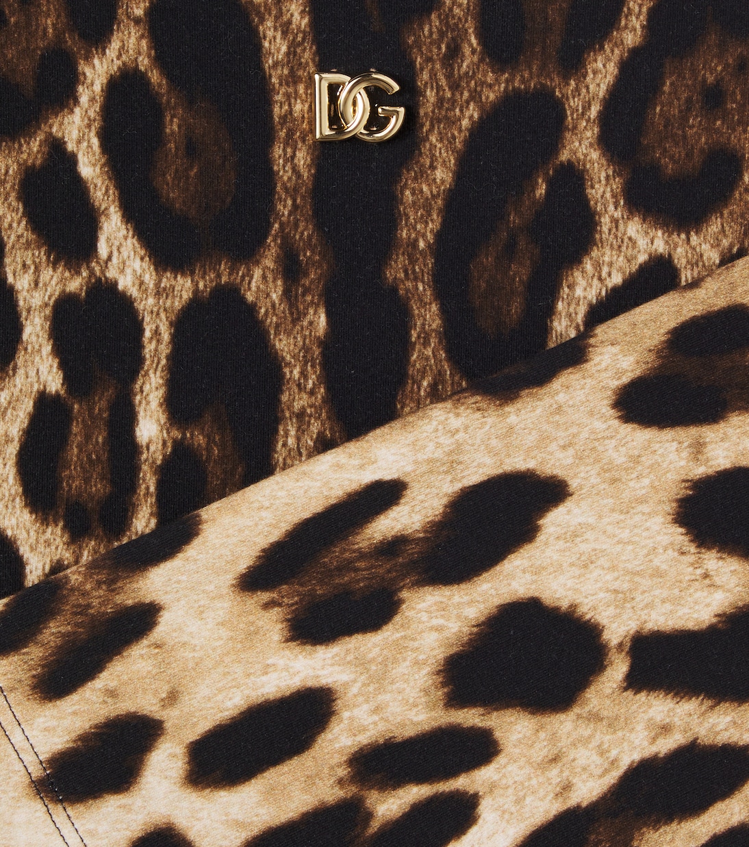 Kleid DG aus einem Baumwollgemisch | Dolce&Gabbana Kids