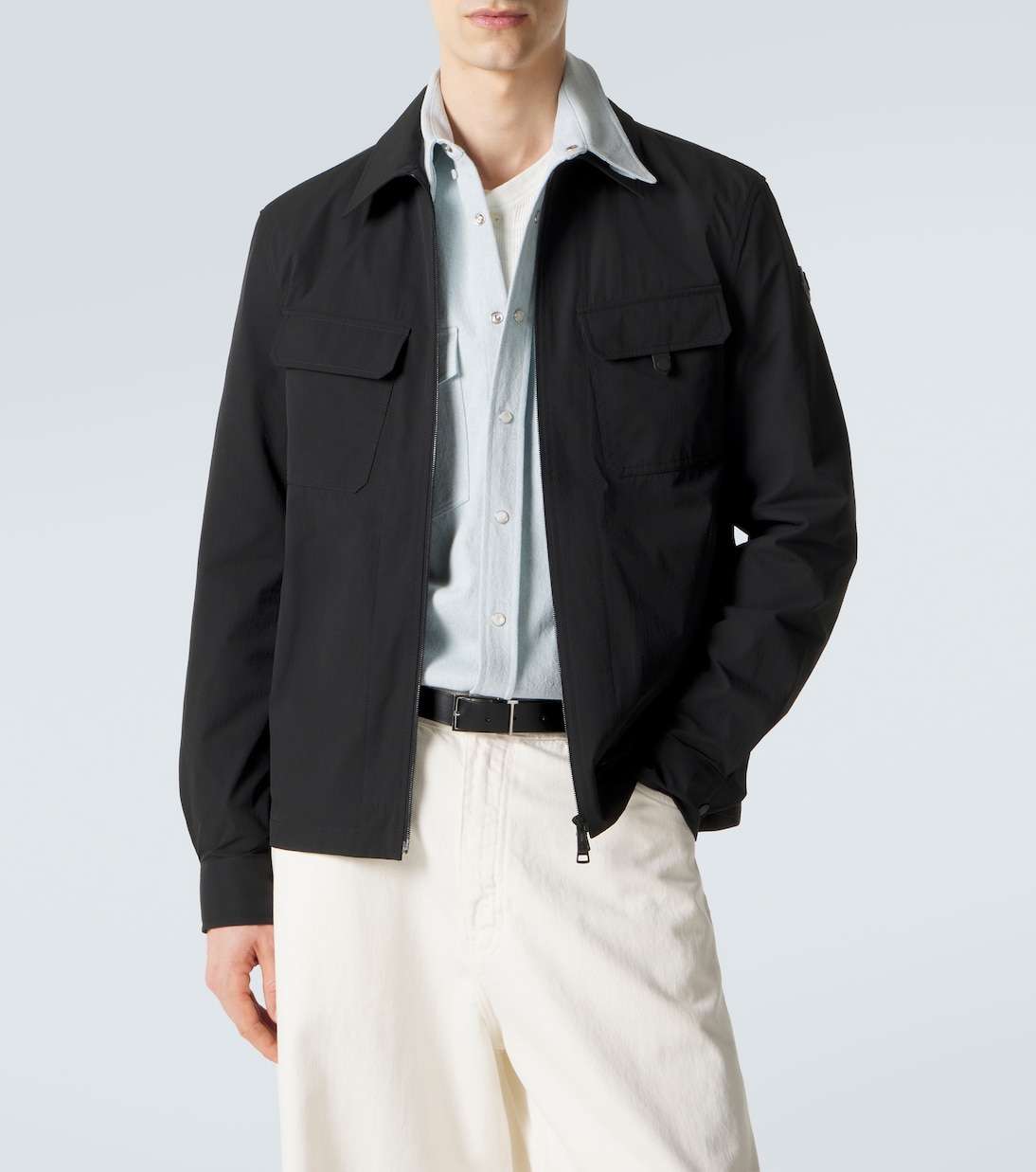 Seersucker overshirt | Moncler