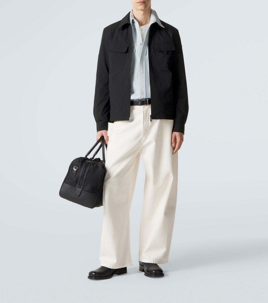 Seersucker overshirt | Moncler