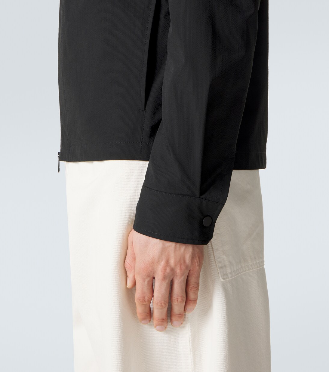 Seersucker overshirt | Moncler