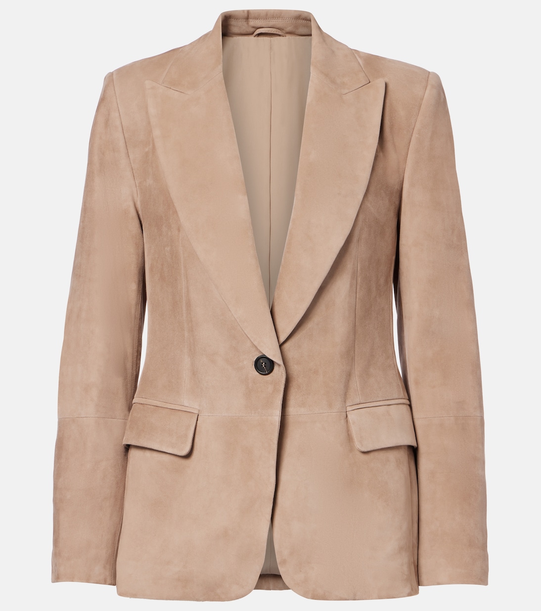 Blazer aus Veloursleder | Brunello Cucinelli