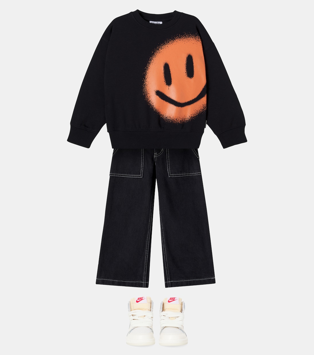 Sweat-shirt Mar imprimé en coton | Molo