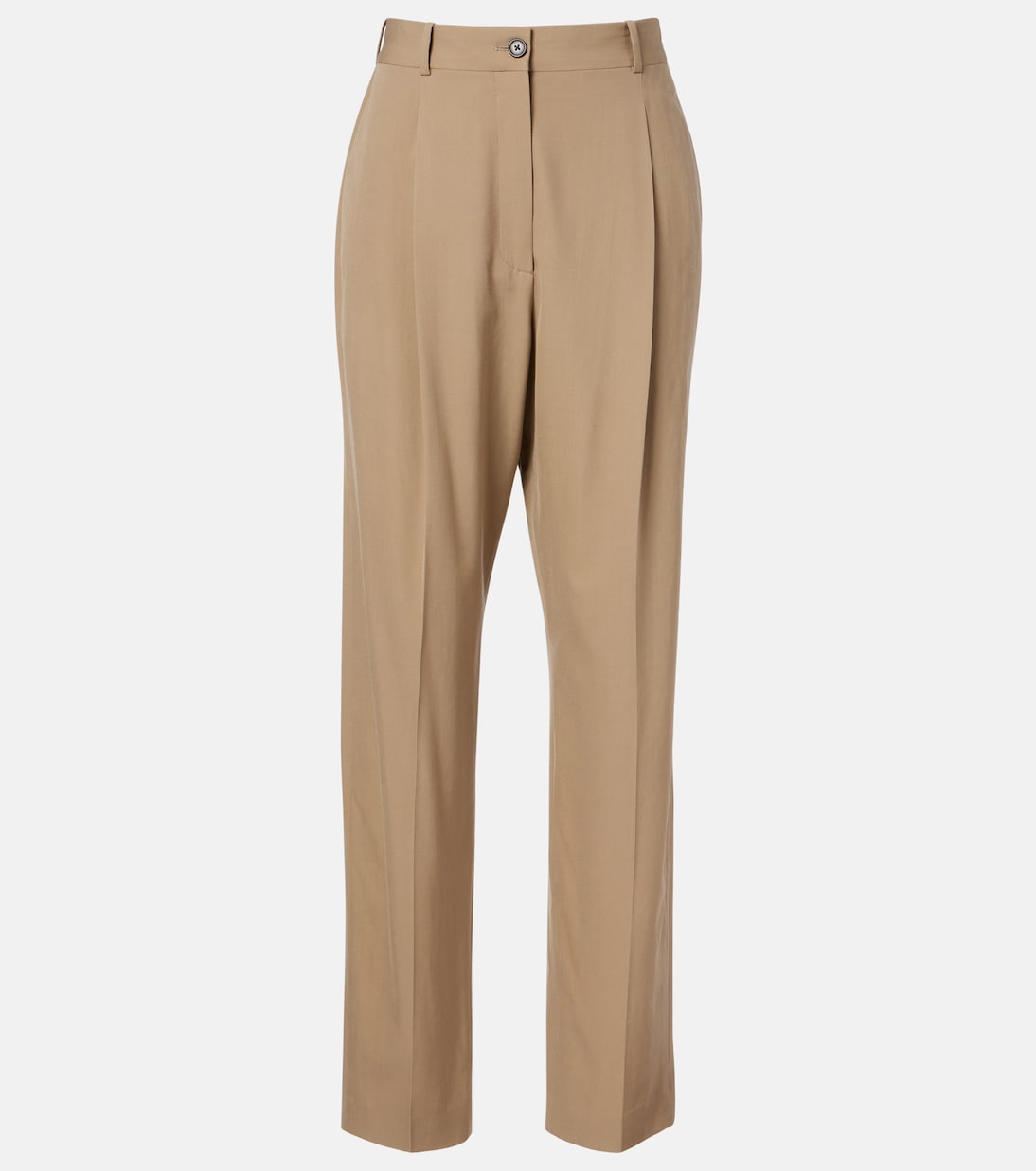 Gianni wool straight pants | The Row