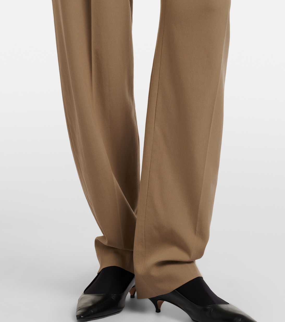 Gianni wool straight pants | The Row