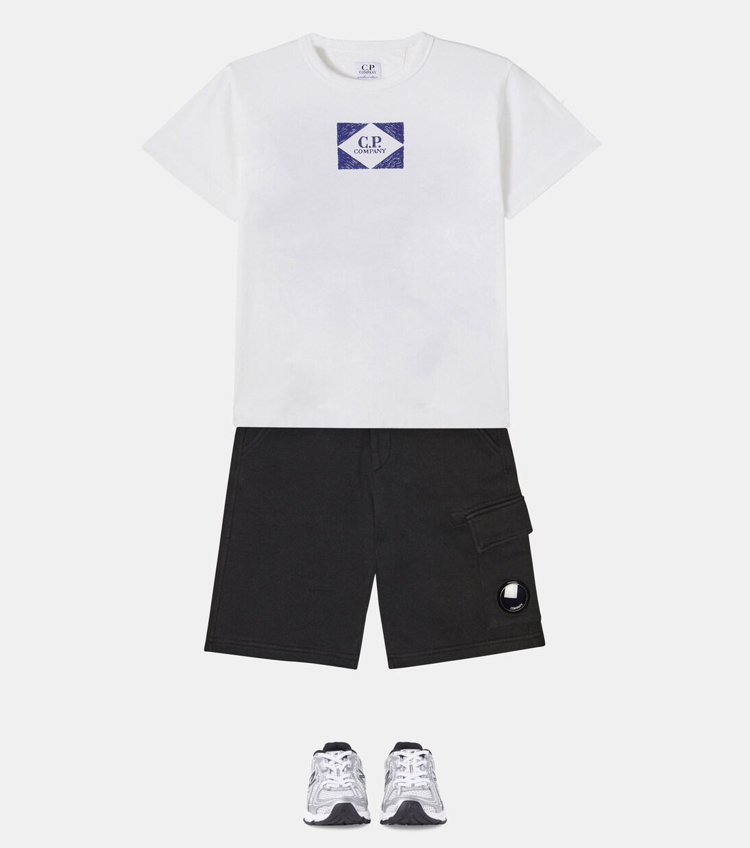 Logo cotton jersey T-shirt | C.P. Company Kids