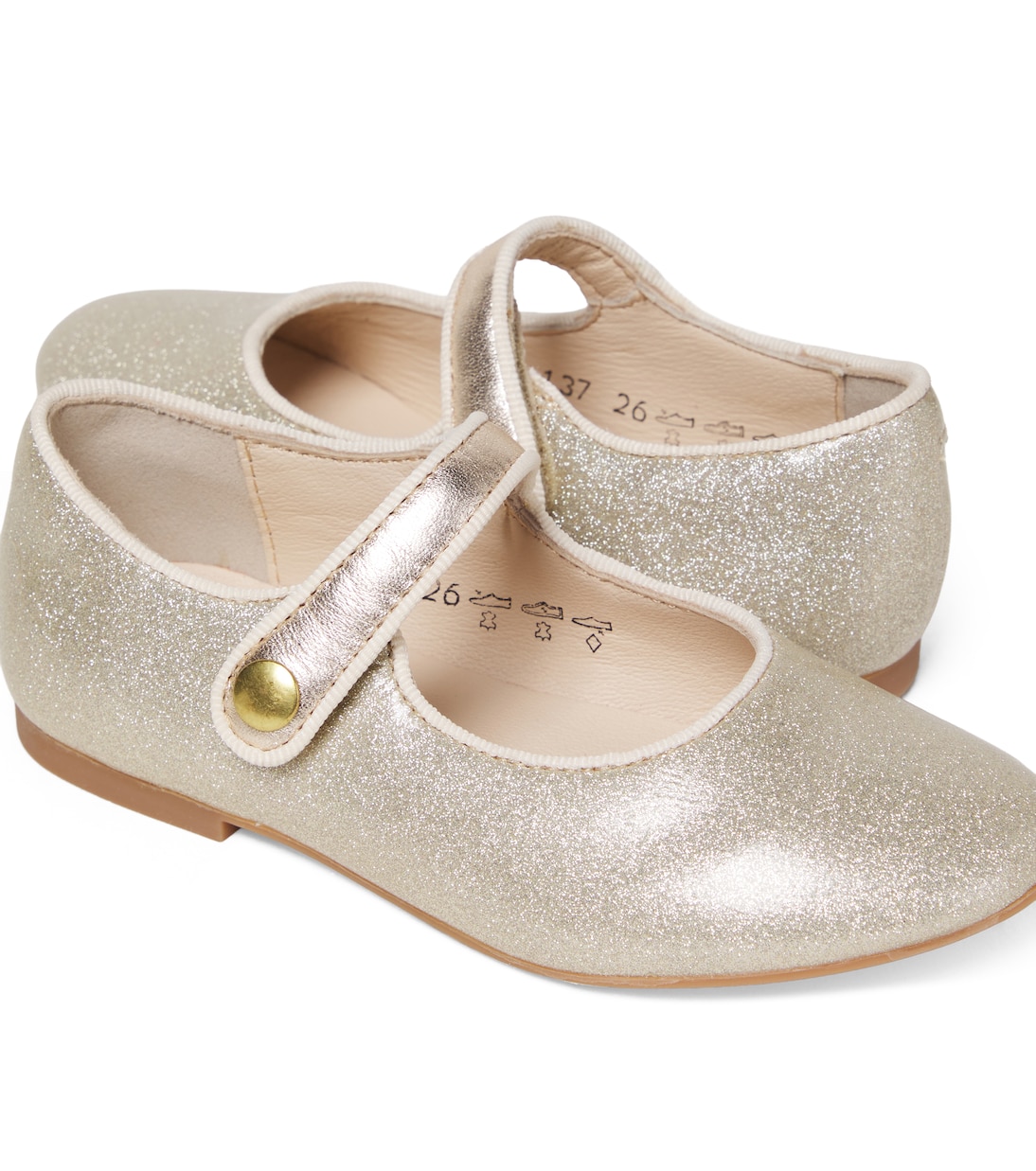 Daisy Baby leather Mary Jane flats | Pom d'Api